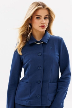 Костюм с юбкой f7080-20-01 индиго GO wear