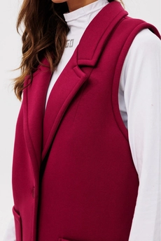 Костюм с юбкой f7094-12-01 вишня GO wear