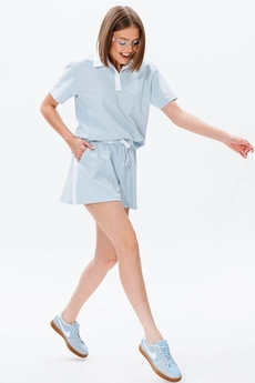 Костюм с шортами f8008-29-1413 небесный GO wear