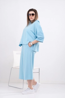 Костюм с шортами 1113 голубой Gratto