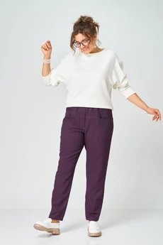 Брюки 3341 фиолетовый Gratto