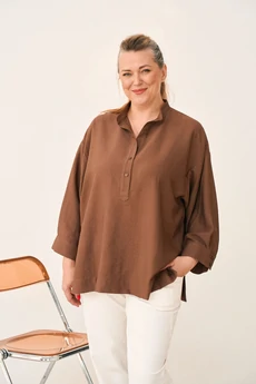 Рубашка 4469 кофейный Gratto