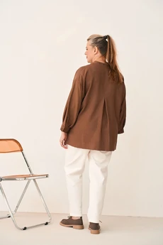 Рубашка 4469 кофейный Gratto