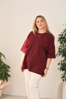 Футболка 4472 вишня Gratto