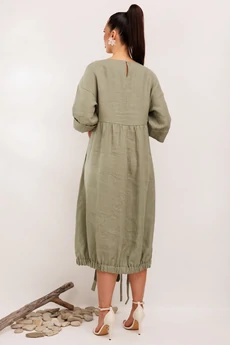 Платье 1003 хаки Галеан Стиль