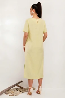 Платье 1011 лимонный Галеан Стиль