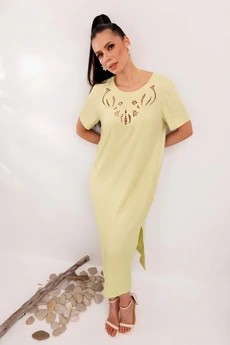 Платье 1011 лимонный Галеан Стиль