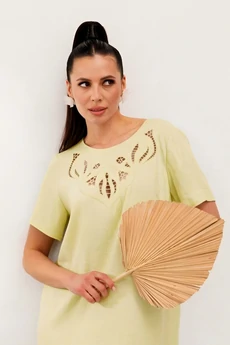 Платье 1011 лимонный Галеан Стиль