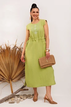 Платье 894-2 салатовый Галеан Стиль