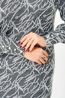 Платье 952 графит штрих Галеан Стиль