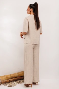 Костюм брючный 982-1 бежевый Галеан Стиль