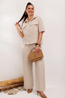 Костюм брючный 982-1 бежевый Галеан Стиль