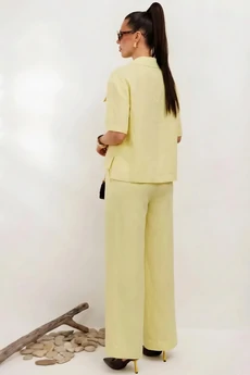 Костюм брючный 982-1 лимонный Галеан Стиль