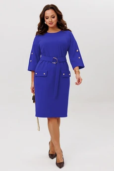 Платье 998 синий Галеан Стиль