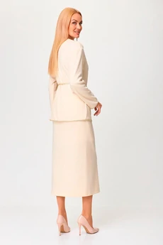 Костюм с юбкой 792 кремовый Gamma Gracia