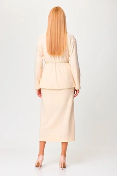 Костюм с юбкой 792 кремовый Gamma Gracia