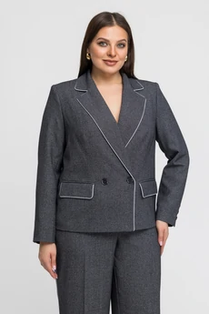 Костюм брючный 25С2759 черный + белый Gold Style