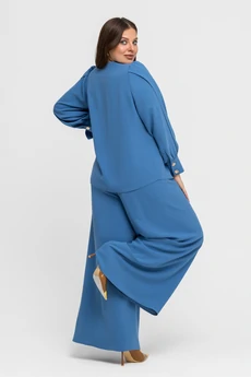 Костюм брючный 25С2762 темно-голубой Gold Style