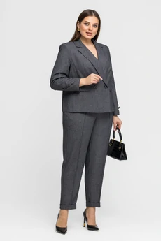 Костюм брючный 25С2763 черный + белый Gold Style