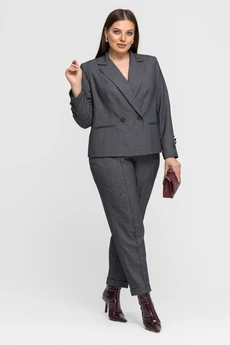 Костюм брючный 25С2763 черный + белый Gold Style