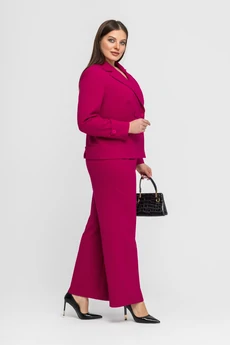 Костюм брючный 2704 малиновый Gold Style