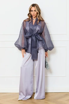 Блузка 2360 серый Golden Valley