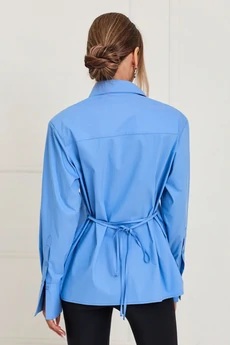 Блузка 2363 голубой Golden Valley