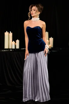 Топ-корсет 26754 синий Golden Valley