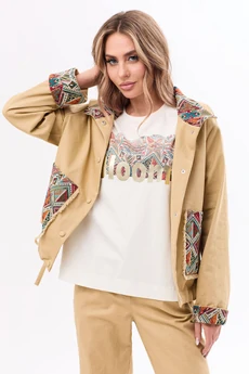 Блузка 26766 молочный Golden Valley