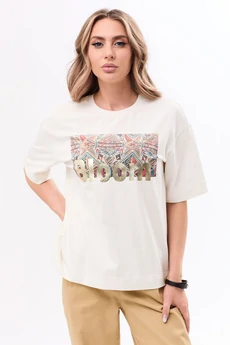 Блузка 26766 молочный Golden Valley