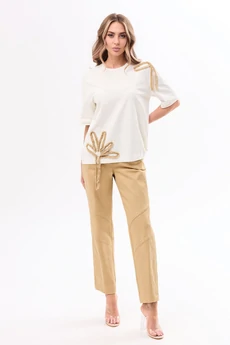 Брюки 16766 бежевый Golden Valley