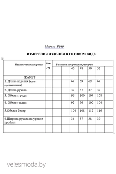 Пиджак 3049 серый Golden Valley