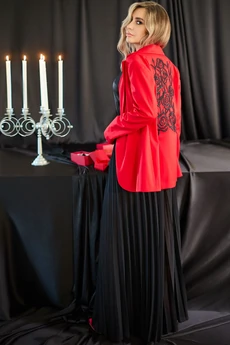 Жакет 3068 красный Golden Valley