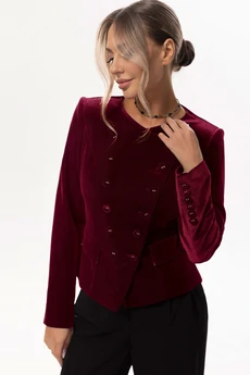 Жакет 36256-1 темно-красный Golden Valley