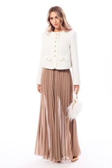 Жакет 36674 молочный Golden Valley