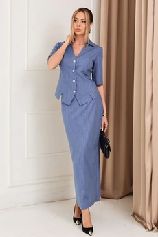 Жакет 36703 синий Golden Valley