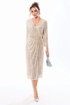 Платье 44202 бежевый Golden Valley