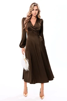 Платье 44249 коричневый Golden Valley