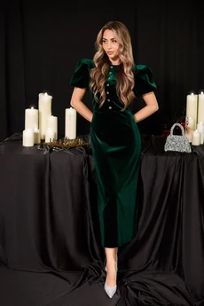 Платье 44257 зеленый Golden Valley