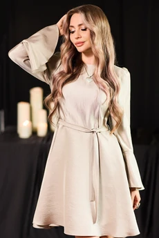 Платье 44276 бежевый Golden Valley