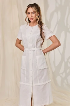 Платье 44281 белый Golden Valley
