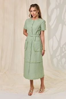 Платье 44281 зеленый Golden Valley