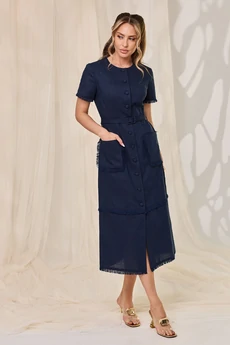 Платье 44281 темно-синий Golden Valley