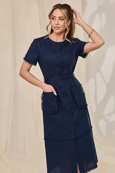 Платье 44281 темно-синий Golden Valley