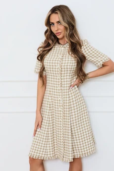 Платье 44284 бежевый Golden Valley