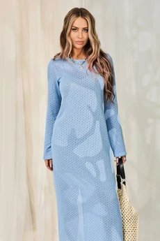 Платье 44295 голубой Golden Valley