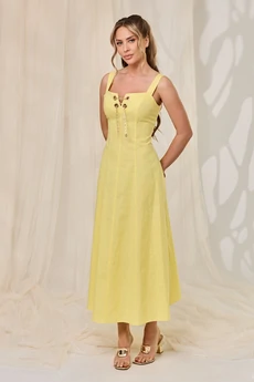 Платье 44301 желтый Golden Valley