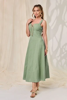 Платье 44301 зеленый Golden Valley