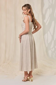 Платье 44301 серый Golden Valley