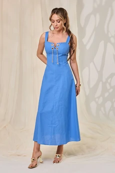 Платье 44301 синий Golden Valley